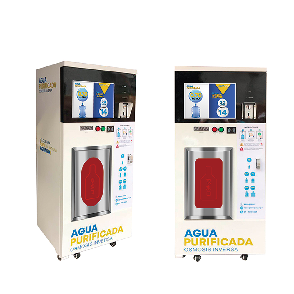 Outdoor water vending machine