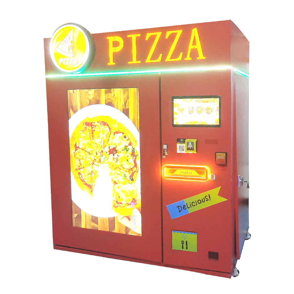 Fully Automatic Smart Touch Screen Pizza Vending Machine