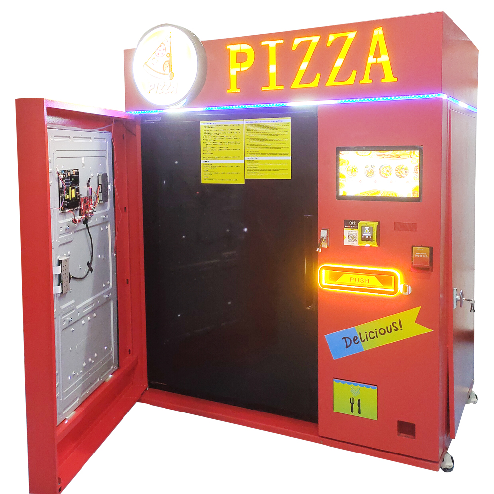 Fully Automatic Smart Touch Screen Pizza Vending Machine