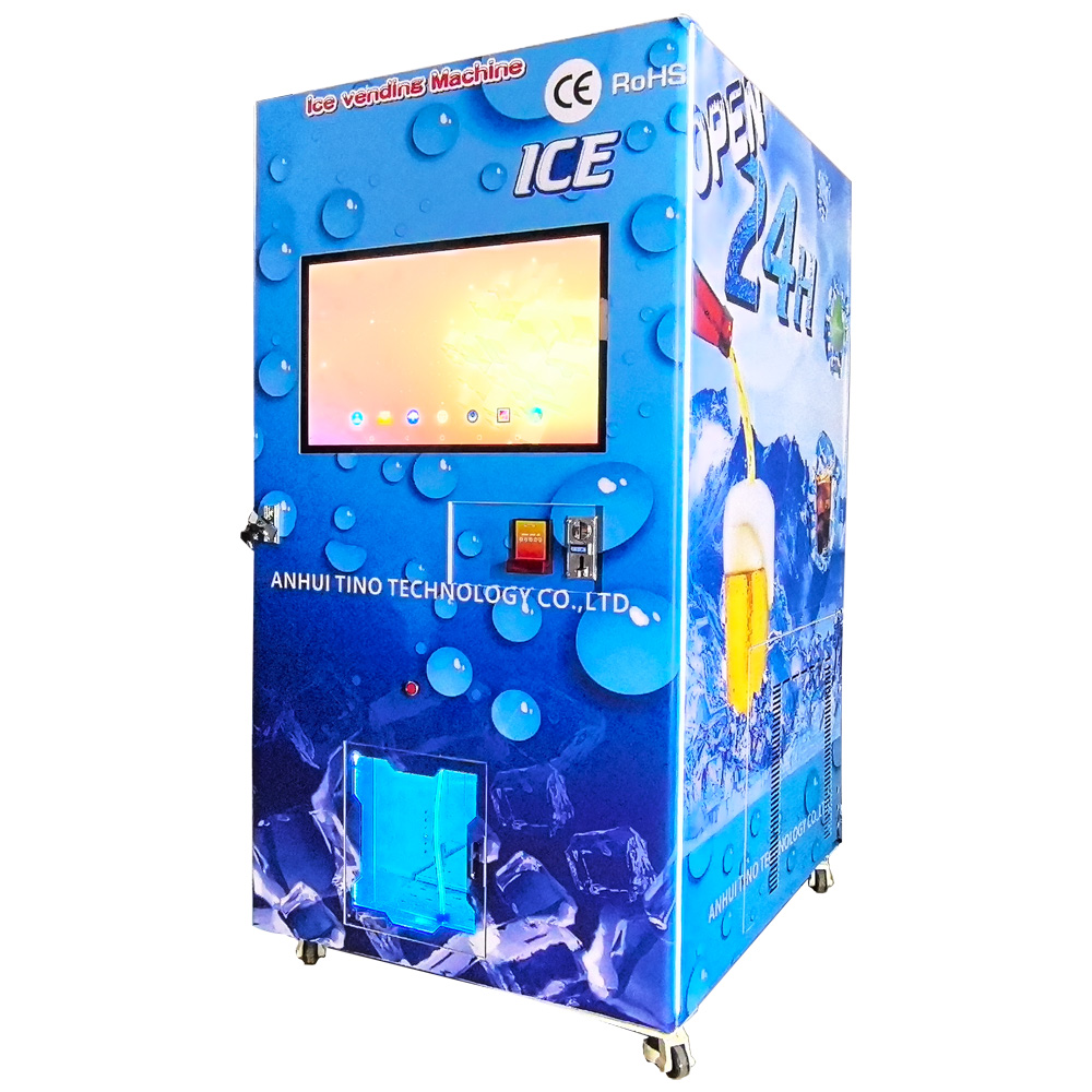 Commercial 450KG Ice Vending Machine with Auto Sealing Bag